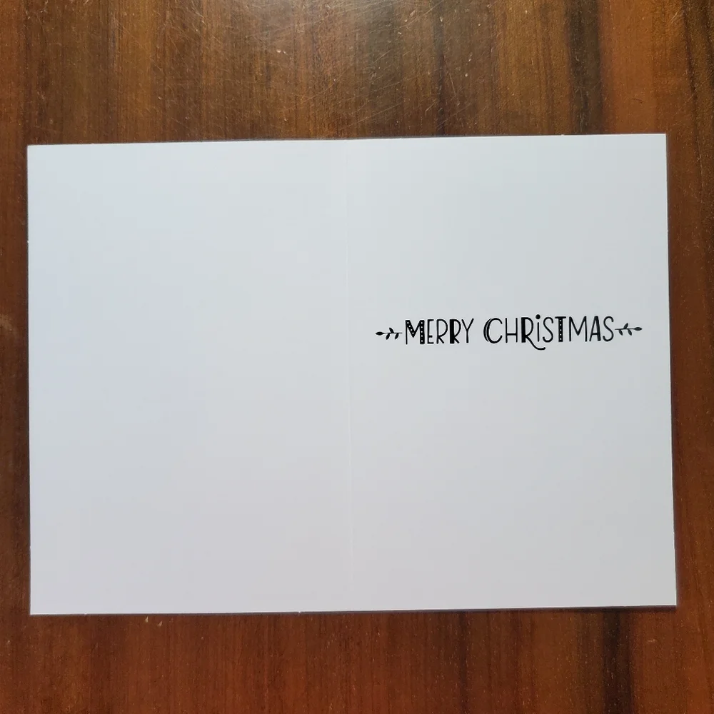 Holiday 6 Pack Greeting Cards Mahogany Christmas Joy Laughter Love Hallmark